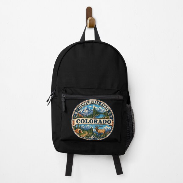 Item preview, Colorado Vintage Rocky Mountain Outdoor Travel Badge designed and sold by DreamLayerStudio.