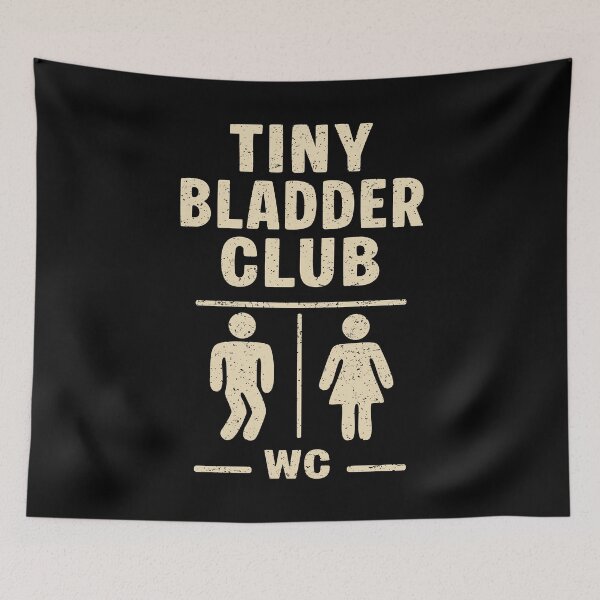 Item preview, Tiny Bladder Club Funny Bathroom Humor Gift designed and sold by Say It With Ink.