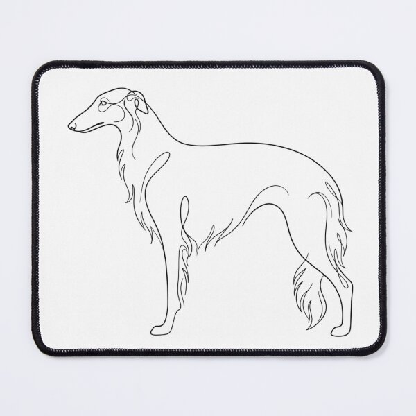 Item preview, Minimalist Borzoi Line Art Elegant Dog Breed Profile Graphic designed and sold by KreatoLab.