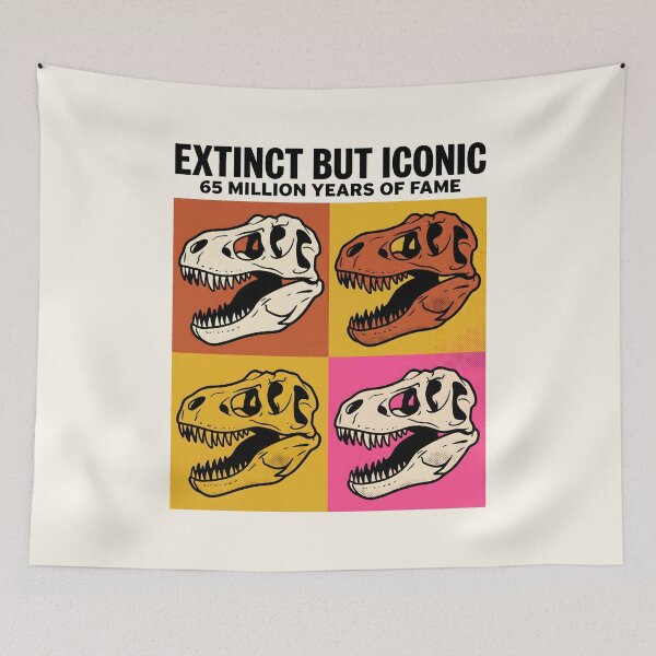 Item preview, Dinosaur Skull Art - Pop Art Aesthetic Prehistoric Graphic designed and sold by SplashTastic.