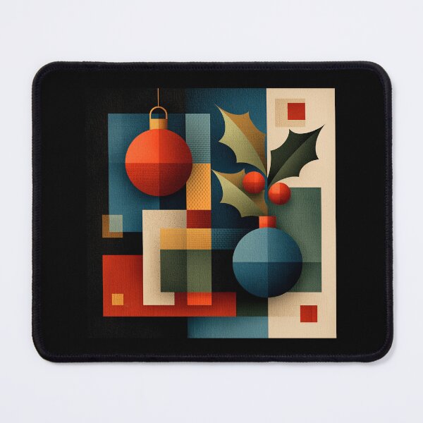 Item preview, Geometric Midcentury Modern Christmas Ornaments Art designed and sold by colorful-white.