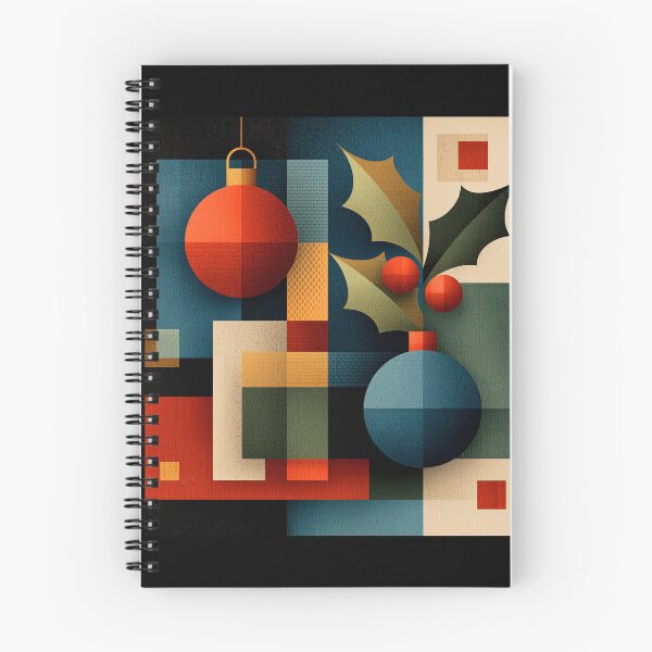 Artikelvorschau, Geometrische Weihnachtsornamente im Midcentury-Modern-Stil entworfen und verkauft von colorful-white.