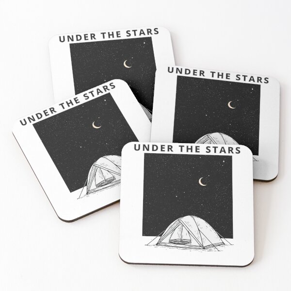 Item preview, Minimalist Dome Tent Under Starry Night Sky Graphic designed and sold by TrendyGalaxy.