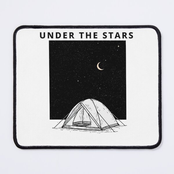 Item preview, Minimalist Dome Tent Under Starry Night Sky Graphic designed and sold by TrendyGalaxy.