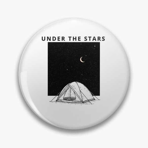 Item preview, Minimalist Dome Tent Under Starry Night Sky Graphic designed and sold by TrendyGalaxy.