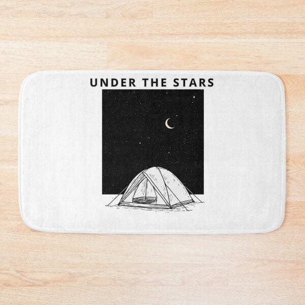Item preview, Minimalist Dome Tent Under Starry Night Sky Graphic designed and sold by TrendyGalaxy.
