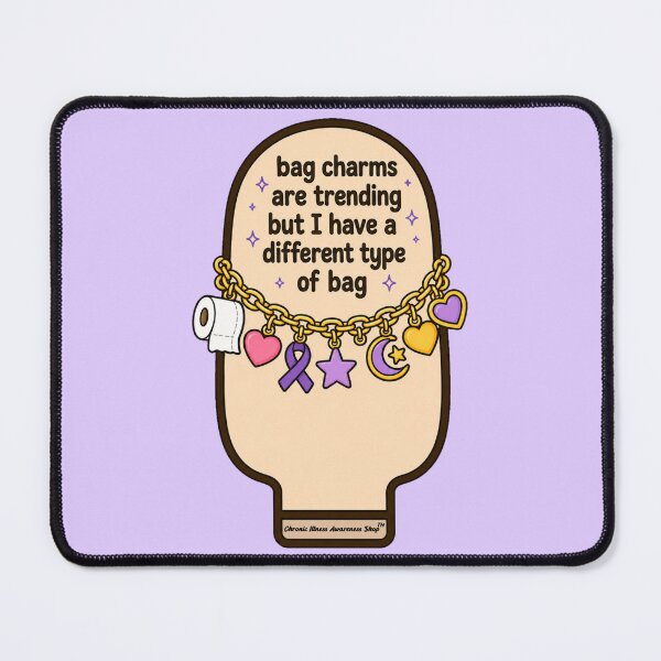 Item preview, Bag Charms are trending but I have a different type of bag. designed and sold by Chronic Illness Awareness Shop.