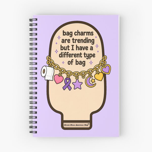 Item preview, Bag Charms are trending but I have a different type of bag.  designed and sold by Chronic Illness Awareness Shop.