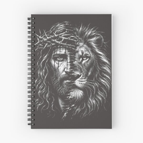 Item preview, Lion of Judah Shirt – Jesus Lion Graphic Tee | Christian Faith T-Shirt with Crown of Thorns designed and sold by Golden Blaze Studio.