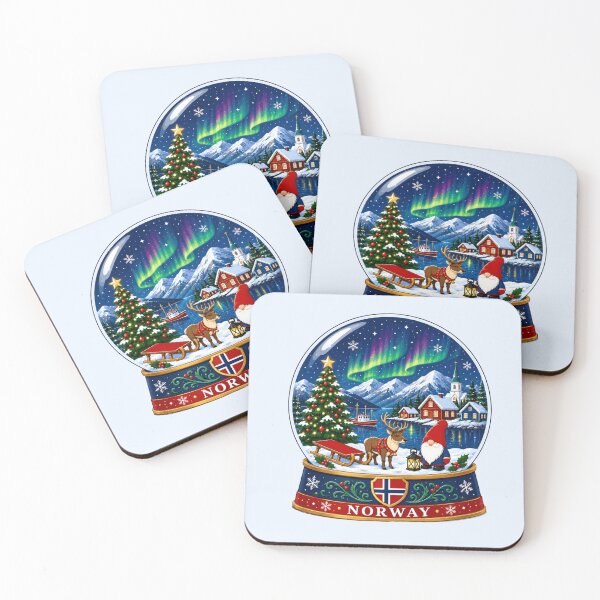 Item preview, Norway - Christmas Snow Globe designed and sold by Myra365Art.