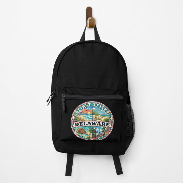 Item preview, Delaware Vintage Coastal First State Travel Badge designed and sold by DreamLayerStudio.