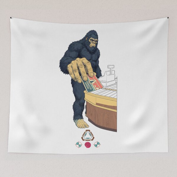 Item preview, Sasquatch Savers - Funny Bigfoot Shopper Loyalty Card Design designed and sold by Whimsy Trail Co.
