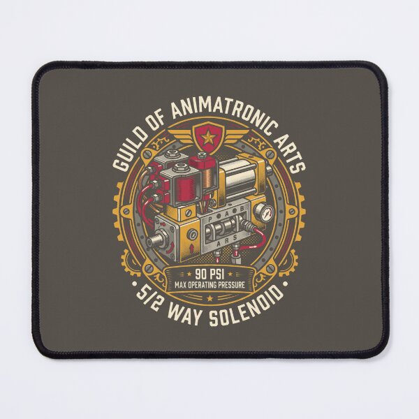 Item preview, Animatronic Engineering - Mechanical Trade Technical Badge designed and sold by SplashTastic.