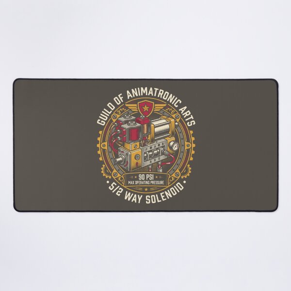 Item preview, Animatronic Engineering - Mechanical Trade Technical Badge designed and sold by SplashTastic.