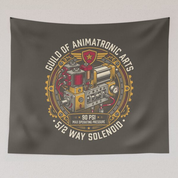 Item preview, Animatronic Engineering - Mechanical Trade Technical Badge designed and sold by SplashTastic.