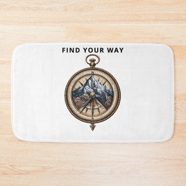 Item preview, Vintage Compass with Mountain Range Adventure Vector designed and sold by TrendyGalaxy.