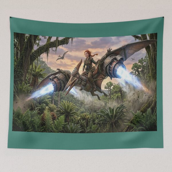 Item preview, pterodactyl fantasy designed and sold by GAWPAWshop.