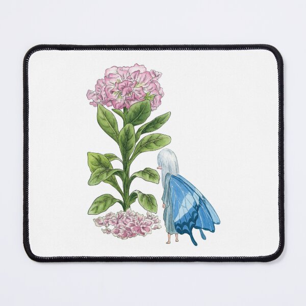 Item preview, July 16th birthday flower Hoary Stock Fairy designed and sold by 366birthflower.