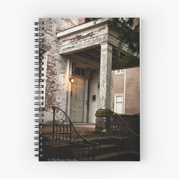 Item preview, Vintage Brick House Lit Lantern Urban Decay Photo designed and sold by Melluna Studio.