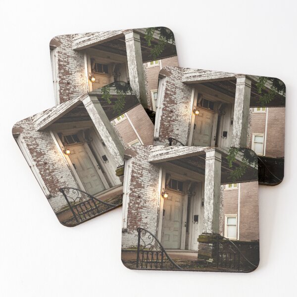 Item preview, Vintage Brick House Lit Lantern Urban Decay Photo designed and sold by Melluna Studio.