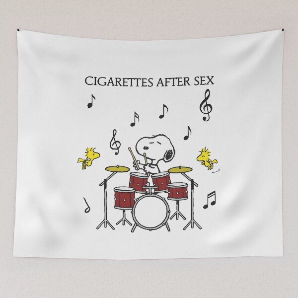 Item preview, Snoopy Playing Drum cigarettes after sex designed and sold by OddPalsArt.