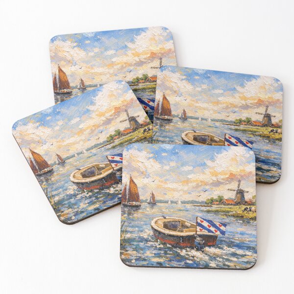 Item preview, The Beauty of the Frisian Lakes, the Netherlands – A Beautiful place in Europe. designed and sold by GalleryKauffeld.