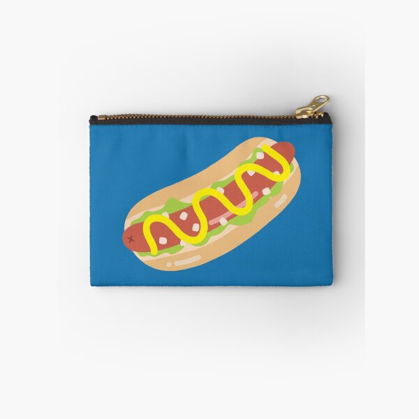 Item preview, Cute Hot Dog Cartoon Illustration with Mustard designed and sold by jeansauvage.