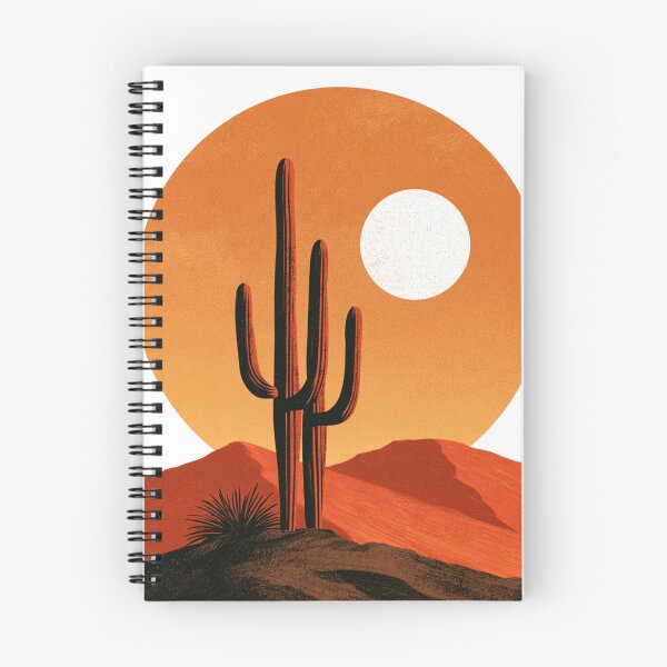 Item preview, Minimalist Desert Landscape Saguaro Cactus Moon designed and sold by TrendyGalaxy.