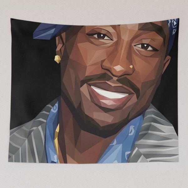 Item preview, Tupac Lowpoly Art designed and sold by michaelromsi.