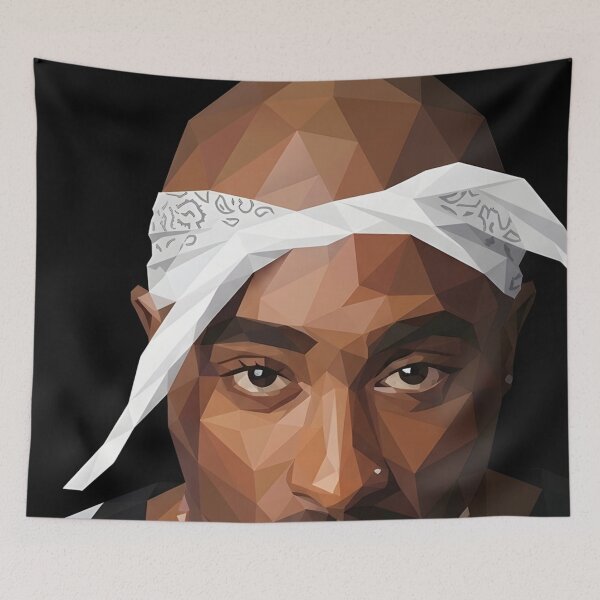 Item preview, Tupac Lowpoly Art designed and sold by michaelromsi.