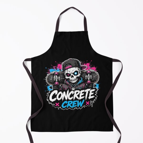 Artikelvorschau, Concrete Crew Skater Skull Skateboard Urban Art entworfen und verkauft von markymaarty.