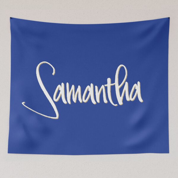 Item preview, SAMANTHA personalized type design designed and sold by CharlottePlaceArt.