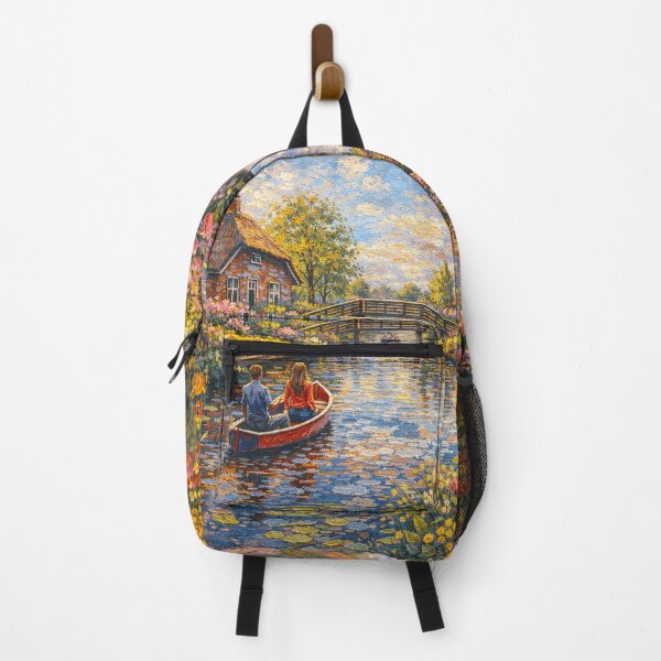 Item preview, Giethoorn painting, the Netherlands – A Beautiful place in Europe. designed and sold by GalleryKauffeld.