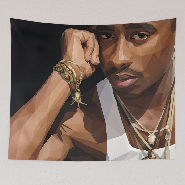 Item preview, Tupac Lowpoly Art designed and sold by michaelromsi.