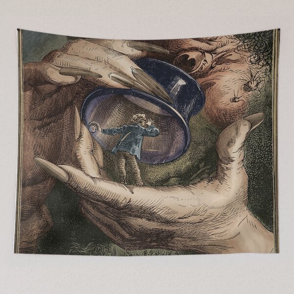Item preview, Autour de la Lune (Around the Moon) (Color added) designed and sold by The Ravens Ballad.