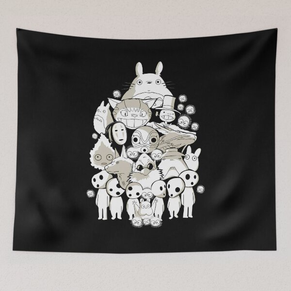 Item preview, Cute spirits gather [[totoros'sss]] go -%[ghiblis]%- sways designed and sold by pryielvart.