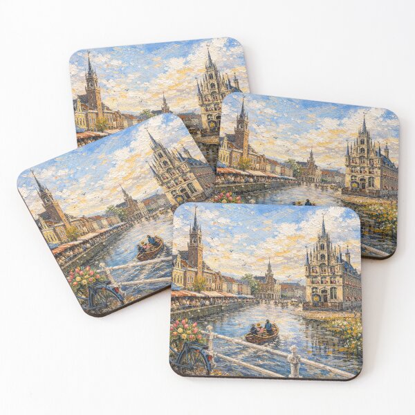 Item preview, Un cuadro de Gouda, Países Bajos: un lugar precioso de Europa. designed and sold by GalleryKauffeld.