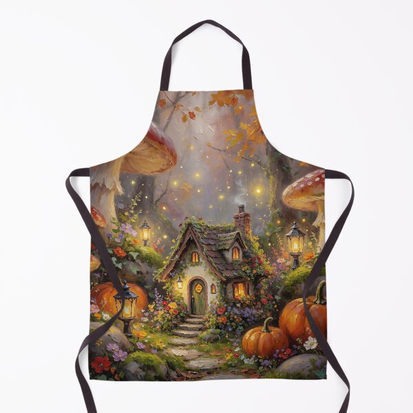 Item preview, Enchanted Autumn Mushroom Cottage Fairycore Forest designed and sold by cr6zym1nd.