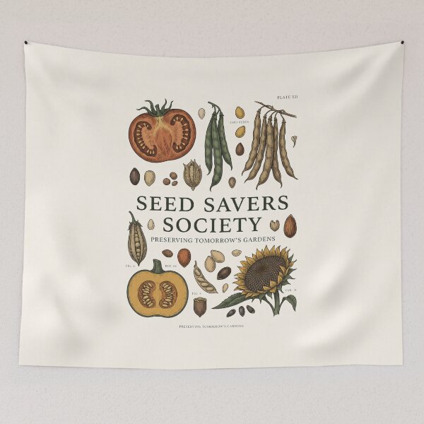 Item preview, Seed Saver Botanical - Gardening Lover Heirloom Plate designed and sold by SplashTastic.