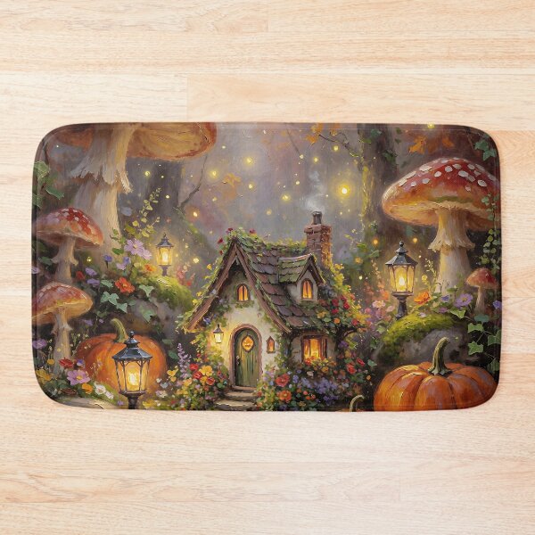 Item preview, Enchanted Autumn Mushroom Cottage Fairycore Forest designed and sold by cr6zym1nd.
