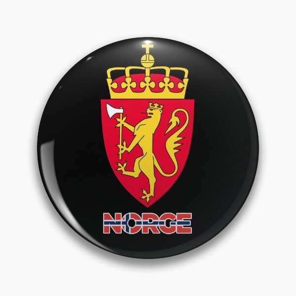 Item preview, Norwegian Royal Coat of Arms - Heraldry design - NORGE - Norwegian flag designed and sold by lachataigne.