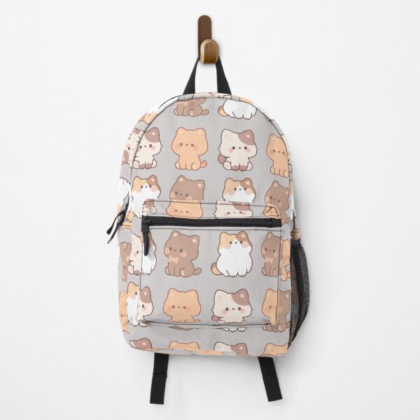 Item preview, Cute Kawaii Kitten Friends Brown Cream Calico Seamless Pattern Art designed and sold by Artemis & Woven Collective.