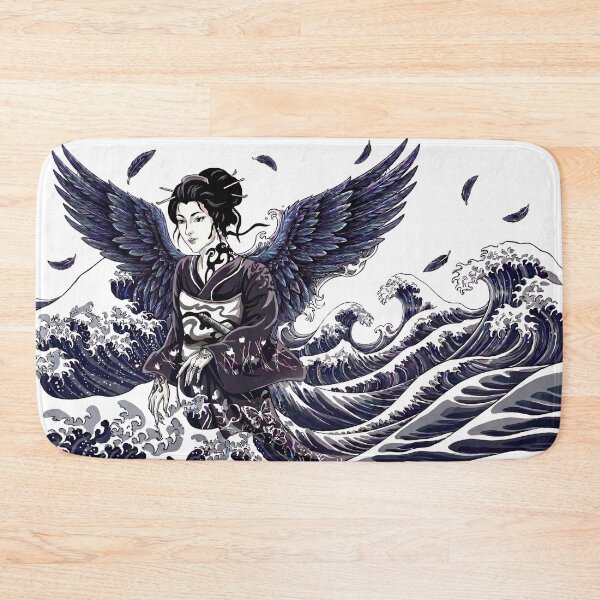 Item preview, Dark Ukiyo-e Japanese Wave Geisha designed and sold by Clownimages.