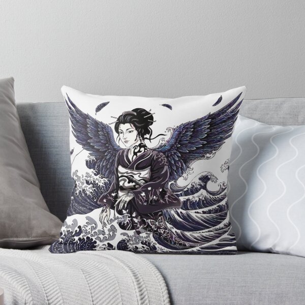Item preview, Dark Ukiyo-e Japanese Wave Geisha designed and sold by Clownimages.