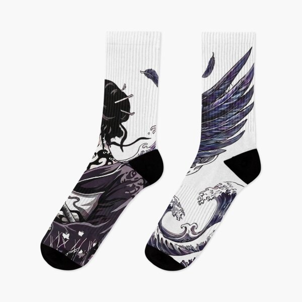 Item preview, Dark Ukiyo-e Japanese Wave Geisha designed and sold by Clownimages.