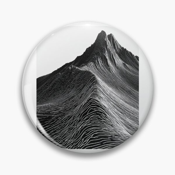 Item preview, Dramatic Mountain Ridge Line Art Outdoor Graphic designed and sold by TrendyGalaxy.