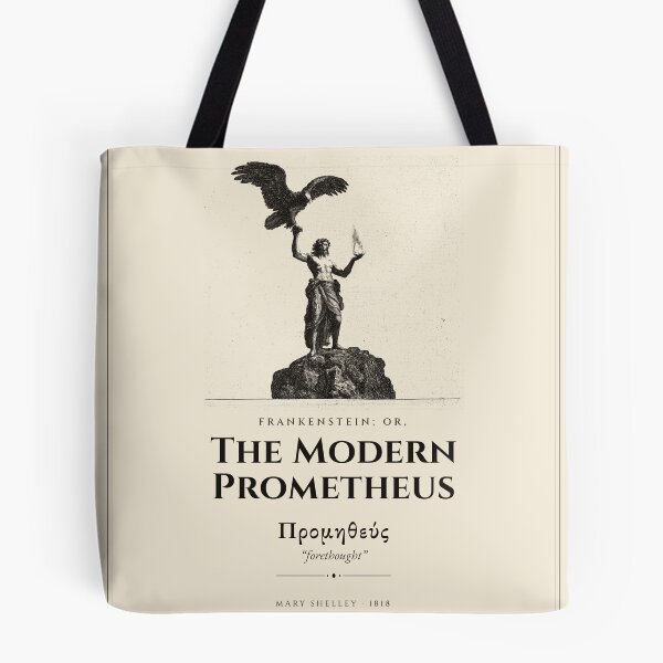 Item preview, The Modern Prometheus — Frankenstein Mary Shelley Greek Mythology Engraving designed and sold by Drunken Authority.