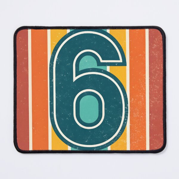 Item preview, Number 6 designed and sold by nimmitrends.