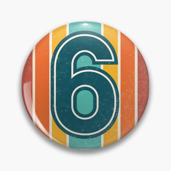 Item preview, Number 6 designed and sold by nimmitrends.