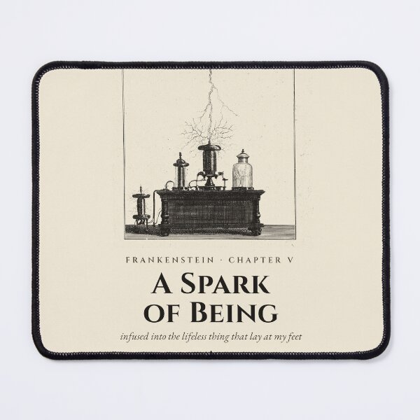 Item preview, A Spark of Being — Frankenstein Galvanism Antique Science Plate Print designed and sold by Drunken Authority.